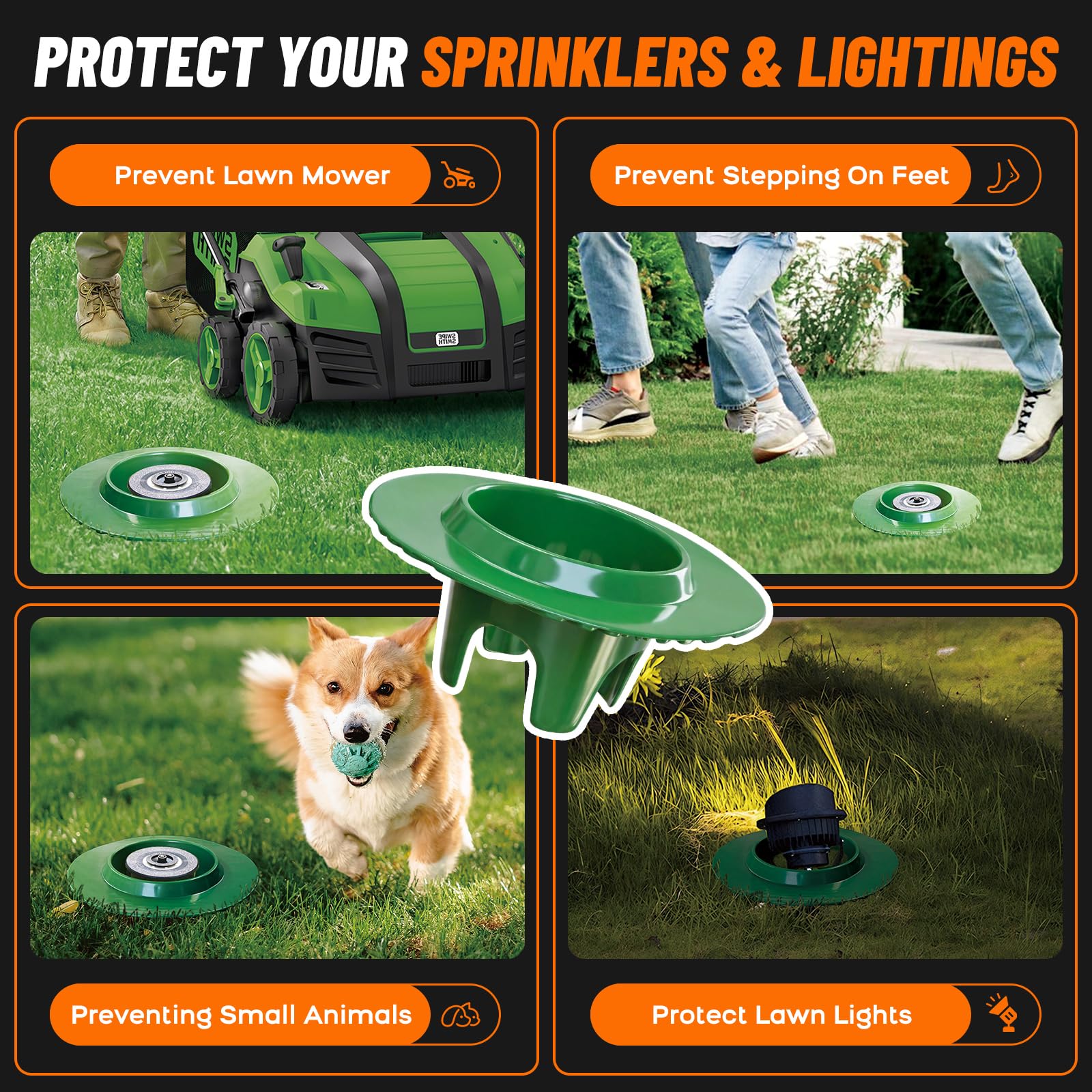 Amazon.com: FREEKIT® 10Pack Sprinkler Head Protector, Cuttable